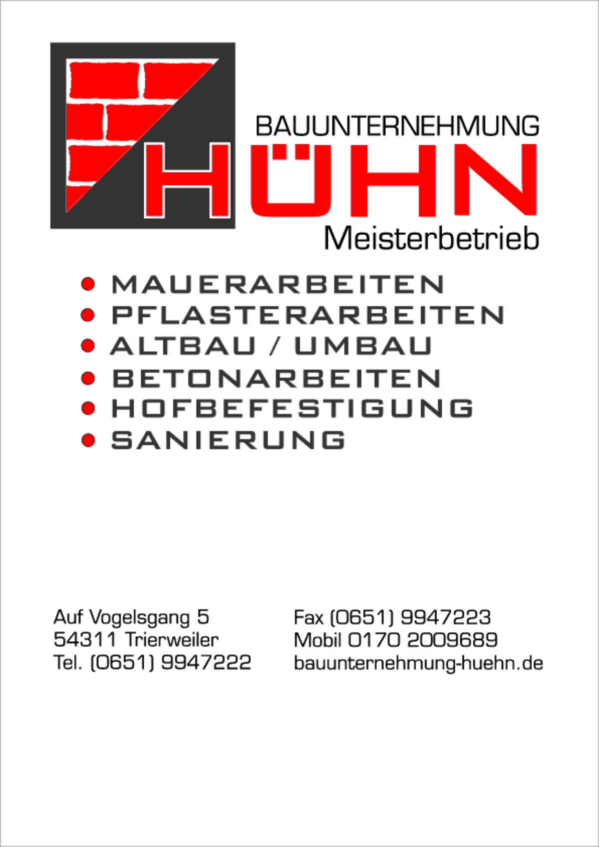 Hühn Bauunternehmung